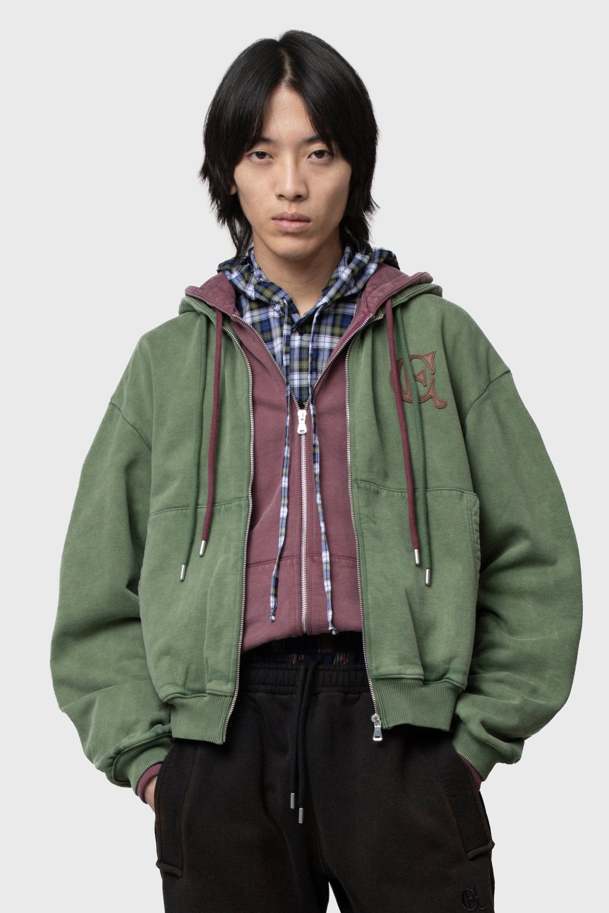 DOUBLE HOODIE