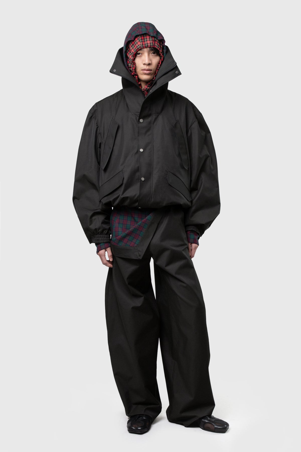 HOODED TRACK JACKET