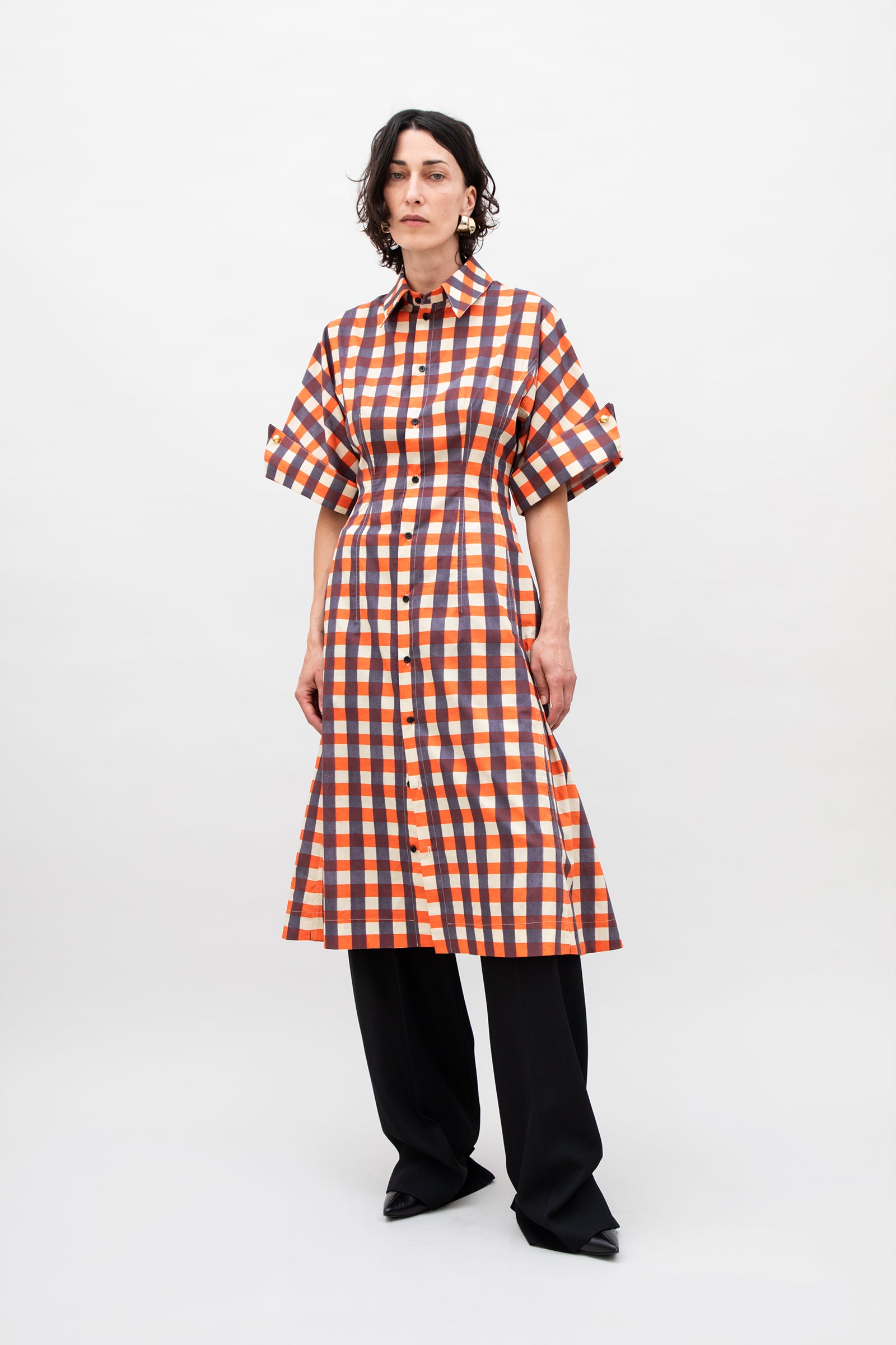 STRUCTURED SHIRT DRESS
