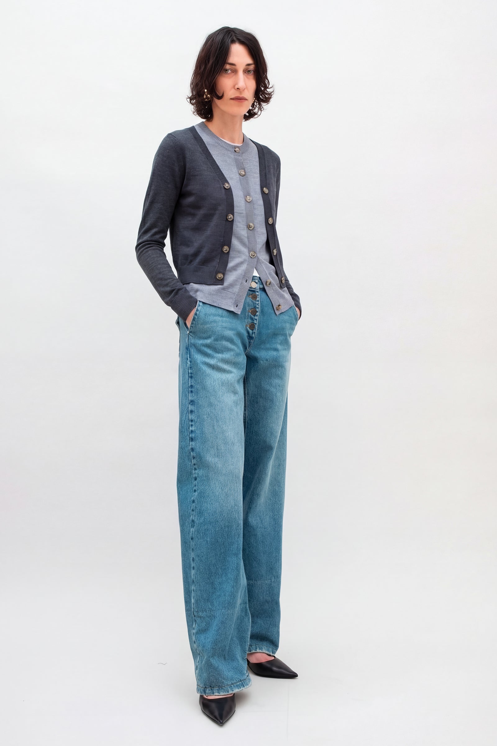 ILLUSION LAYERED CARDIGAN