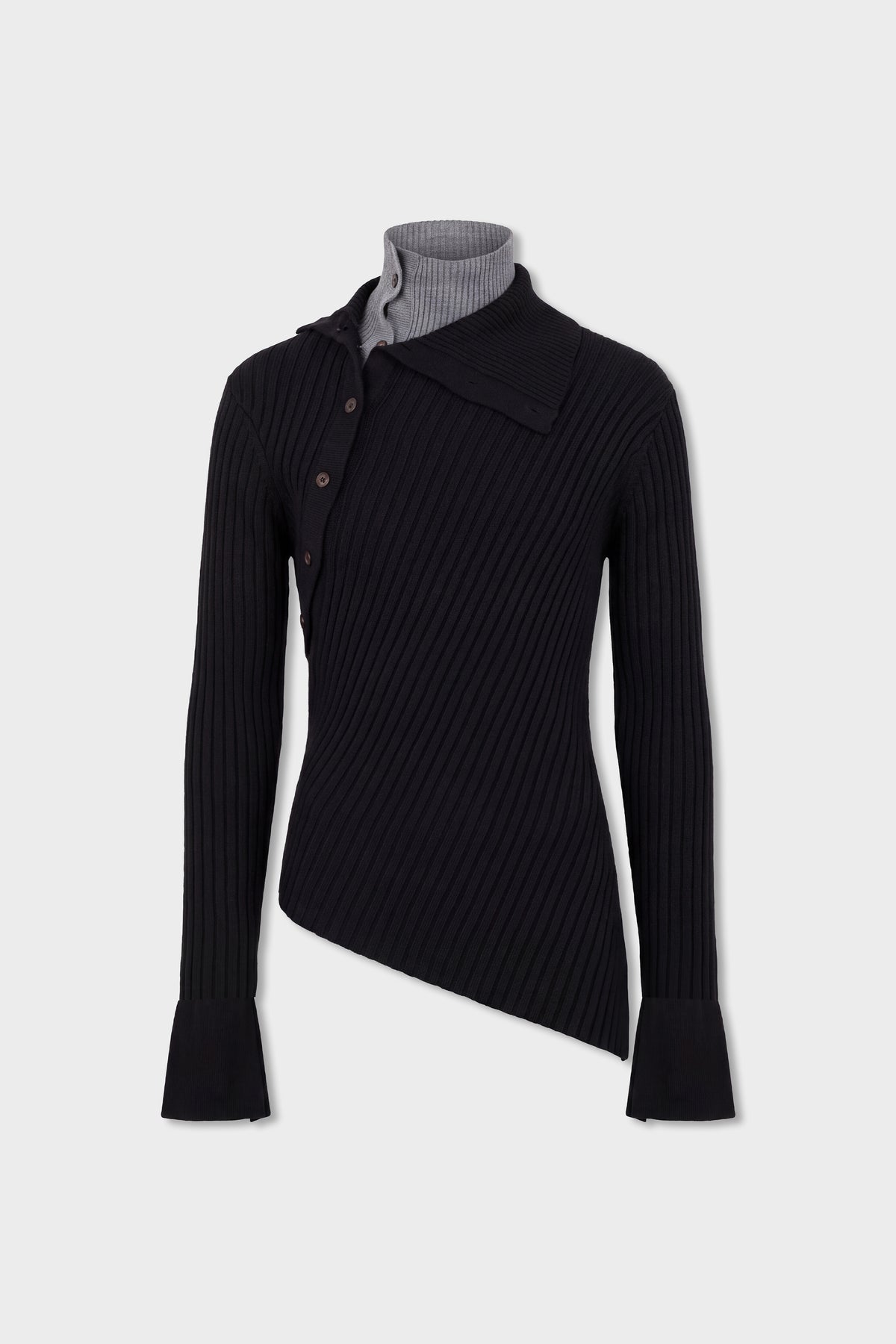 ASYMETRICAL TURTLE NECK