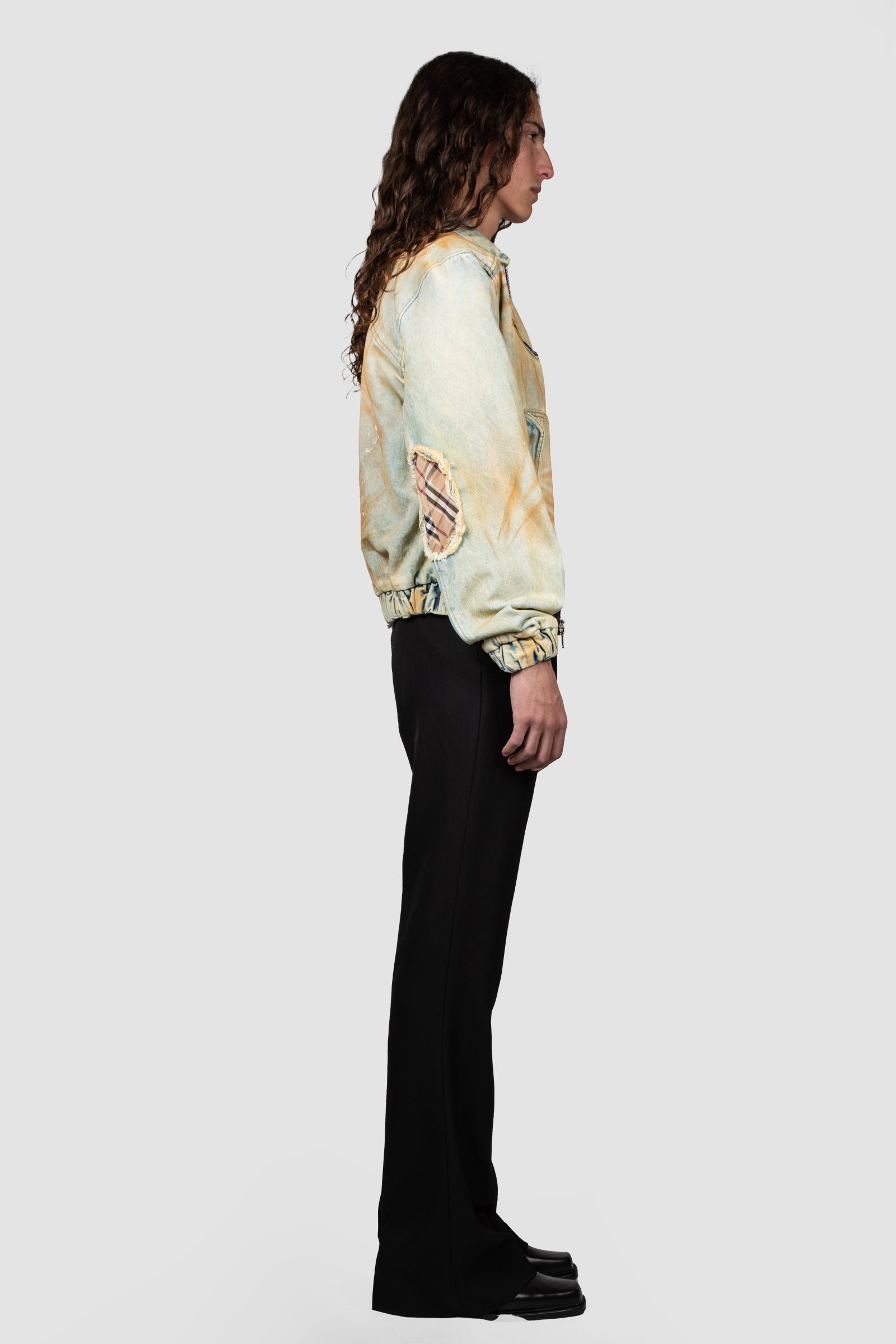 DENIM LINING BOMBER
